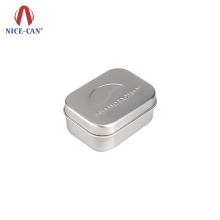 Manufacturer concise cosmetic paste soap packaging mini square tin box